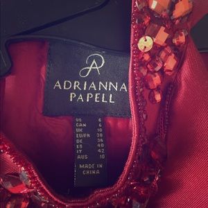 Adriana papell’s red dress. Size 6.